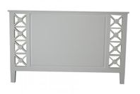 Sänggavel Kryss Vit 195x120cm 