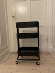 Ikea RÅSKOG rullvagn (svart)