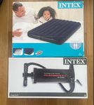 Intex luftmadrass (dubbel) + pump – oöppnat set