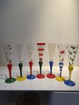 Orrefors clown champagneglas