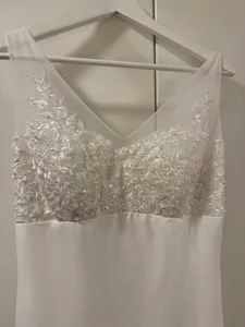 brudklänning, festklänning, bröllopsklänning, långklän