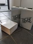 Kakel 15x15 vit (blank) 103 plattor