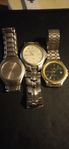Klockor quartz vintage 3 st