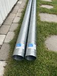 2 st ventilationskanaler 2m, 100mm