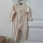 NameIt naturvit pyjamas med hjärtan, str 80 (9–12 mån)
