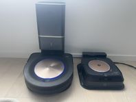 IRobot Roomba S9+ robotdammsugare& BraavaJetM6 robotgolvmopp