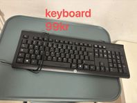 Black keyboard HP keyboard