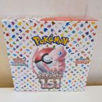 1 x Pokémon 151 Japansk booster box