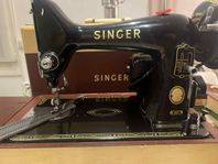 Symaskin Singer 99k - Nyservad - kapellväv och läder.