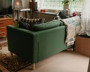 Grön ikea soffa