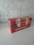 Oöppnat paket med 12 kortlekar poker size Copag. 