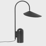 Ferm Living bordslampa Arum i svart marmor