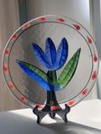 Kosta Boda Tulpan stort fat 33cm , Ulrica Hydman Vallien