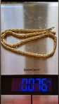 Kejsarlänk halsband Diamantrund 76G 18K 