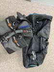 BCD, dykbag, kamera + hus