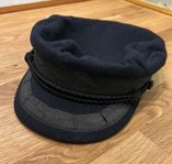 Skepparmössa CTH Ericson Oscar II Wool Dark Marin