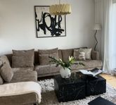 Två kuber som används som soffbord