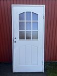 Ytterdörr med karm 10/21 högerhängd