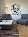 Sittmöbel design Habitat 2 st och 1 fotpall/bord