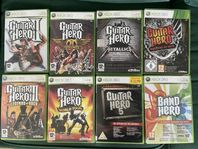 8st Guitar Hero Spel för Xbox 360