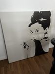 Canvastavla IKEA Audrey Hepburn