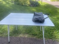 Campingbord 120 x 70 aluminium ihopfällbart