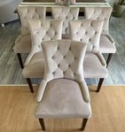 Matstol beige/brun - Tuva