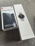 Xiaomi redmi note 14 och Xiaomi Watch s3