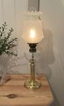 Elektrisk ”Fotogenlampa” - Bordslampa. Vintage.