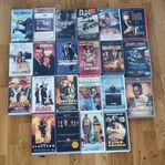 22 vhs filmer i ett paket