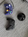 Switch Pro kontroll och Gamecube kontroll