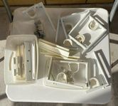 Diverse beslag och stålvajer för gardiner, IKEA