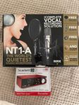 Røde NT1A + focus rite Scarlett 2i2 2nd generation