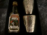 Norsk presentask Snapsglas tenn shotglas Askvoll Brug A.S.h