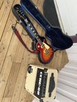 Vintage Takeharu Les Paul + Roland CUBE-60 (paket)