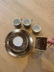 Servis / espressokoppar Leopard