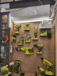 Ryobi one+ väggfäste till verktyg och batteri