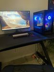 Lenovo legion t5, med keyboard, mus,  skärm och musmatta