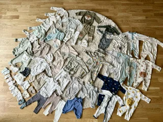 Klädpaket pojke 56 cm Polarn och Pyret Lindex Newbie Lewood