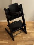 Stokke Tripp Tripp Black Oak med Baby Set 2