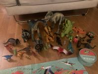 Dinosaurier och dinosauriepussel 