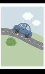 posters till barnrum, bilmotiv