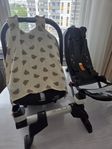 Bilbarnstol, ISOfix-base, barnvagnsadapter och tillbehör