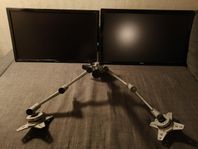 BenQ 2st 27" + bordsfäste för 2 skärmar