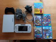 Nintendo wii U (med tillbehör och spel)