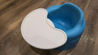 Bumbo barnstol med bricka