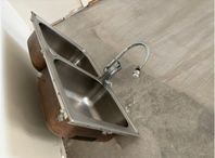 Diskbänk med blandare från Grohe