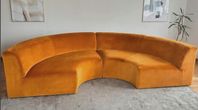 Sweef Hajen modulsoffa /Solemio Orange 08