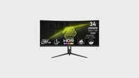 MSI Välvd 34" gamingskärm med UWQHD-upplösning & 180 Hz