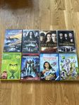 Säljer 8 st dvd skivor